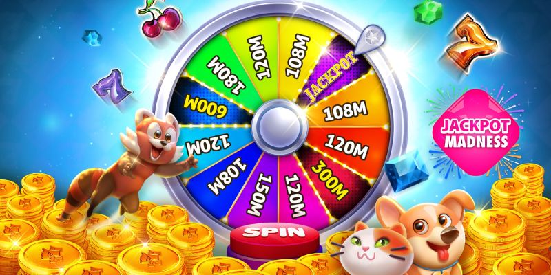 Milhares de temas e jackpots acumulados