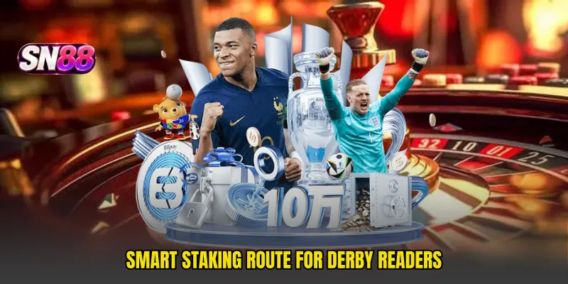 Smart staking route for derby readers